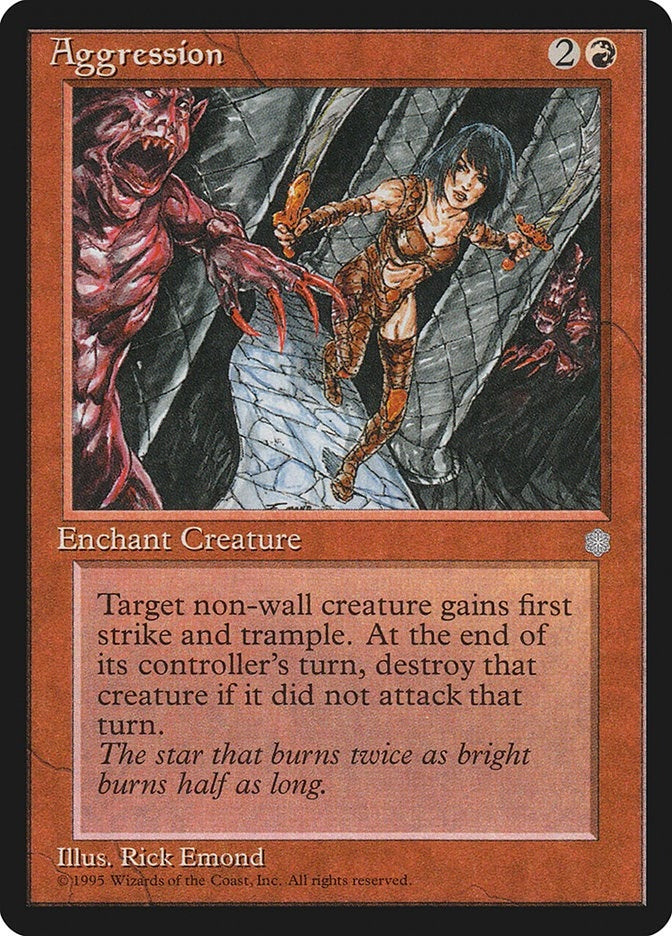 Image for Aggression (Ice Age) - Magic: The Gathering