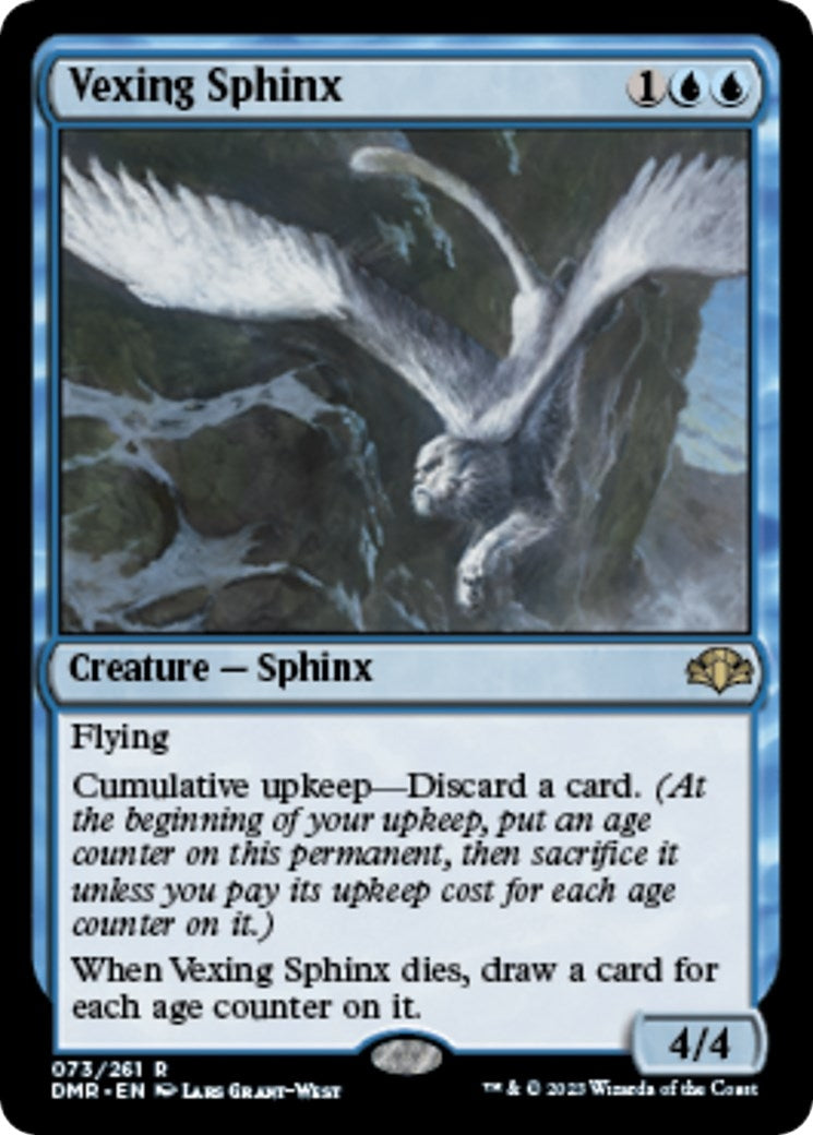 Image for Vexing Sphinx (Dominaria Remastered) (73) - Magic: The Gathering