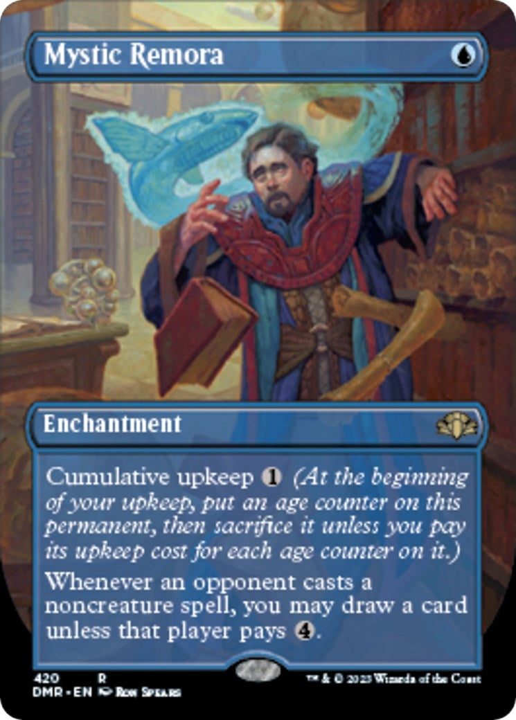 Image for Mystic Remora (Borderless) (Dominaria Remastered) (420) - Magic: The Gathering