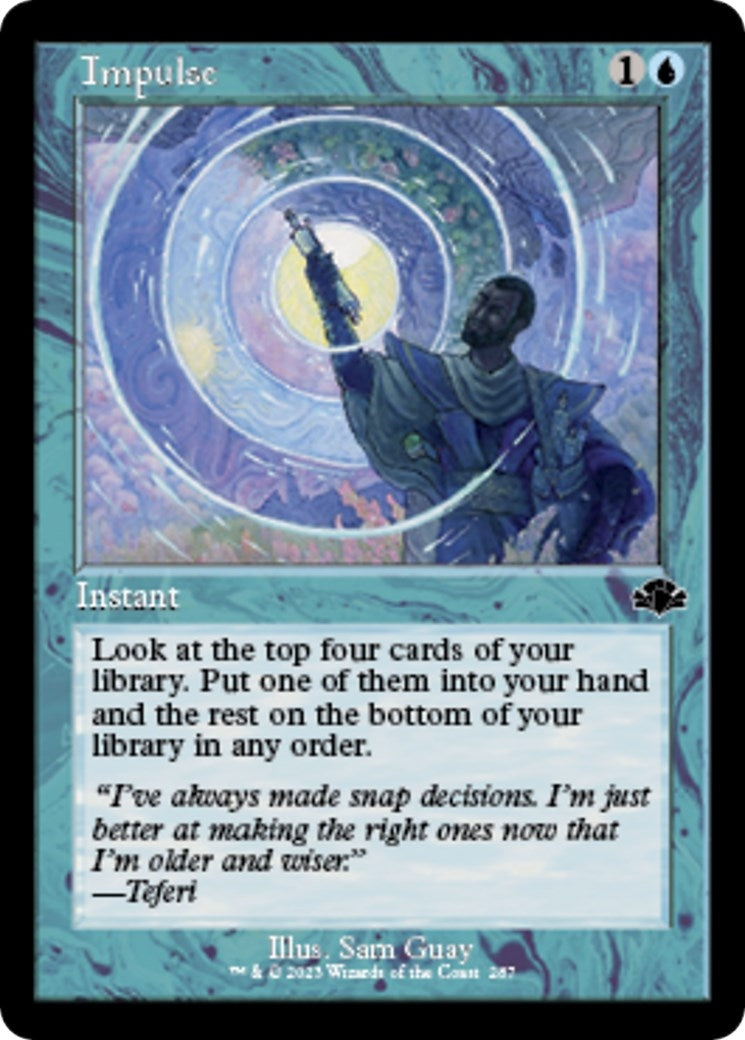 Image for Impulse (Retro Frame) (Dominaria Remastered) (287) - Magic: The Gathering