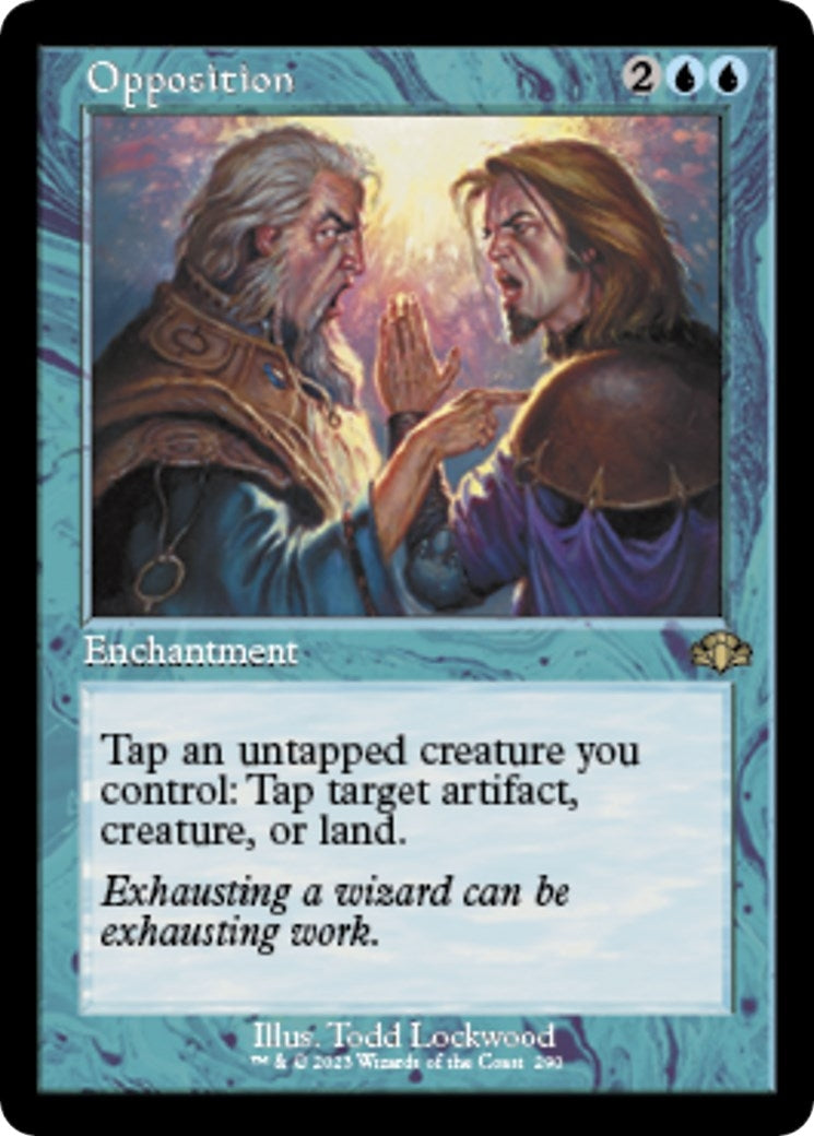 Image for Opposition (Retro Frame) (Dominaria Remastered) (290) - Magic: The Gathering