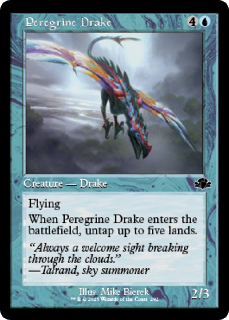 Image for Peregrine Drake (Retro Frame) (Dominaria Remastered) (292) - Magic: The Gathering