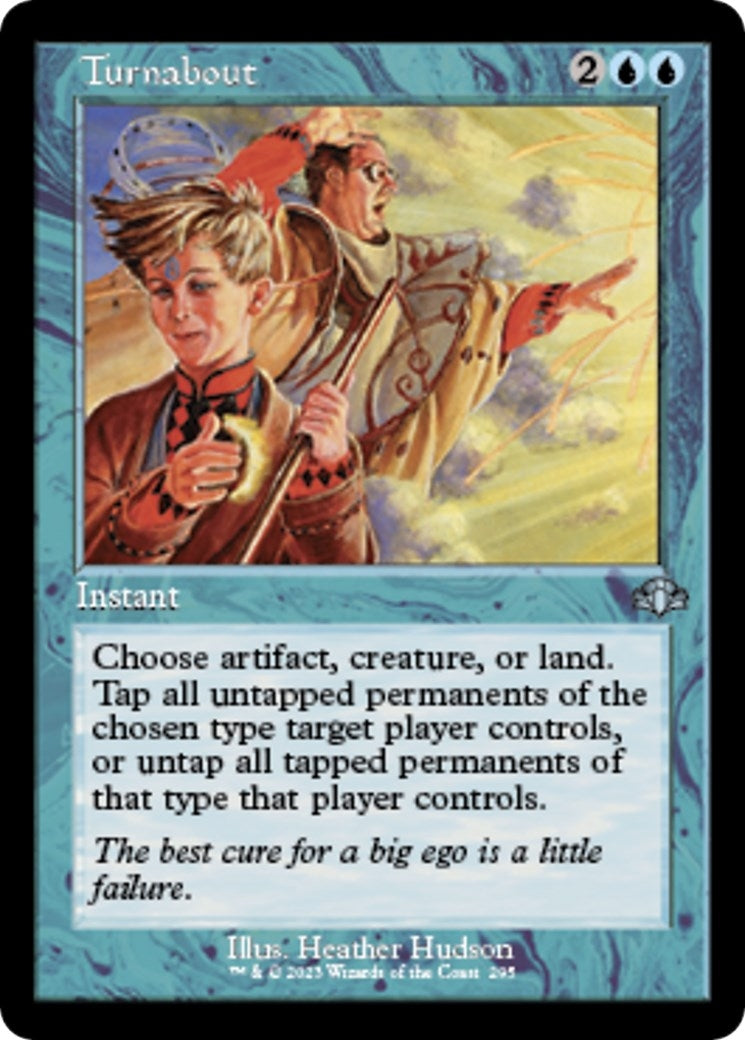 Image for Turnabout (Retro Frame) (Dominaria Remastered) (295) - Magic: The Gathering