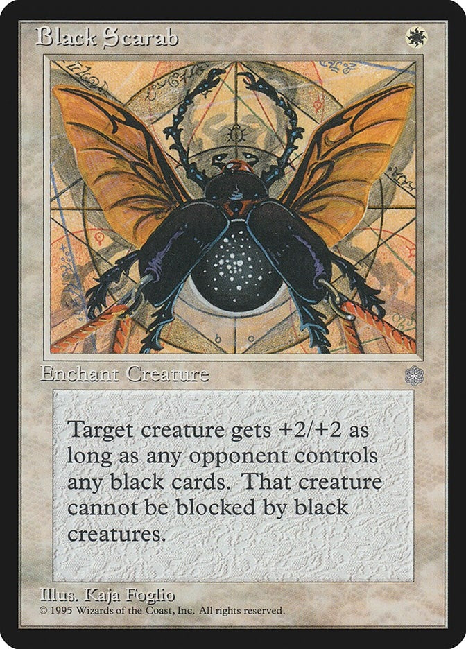 Image for Black Scarab (Ice Age) - Magic: The Gathering