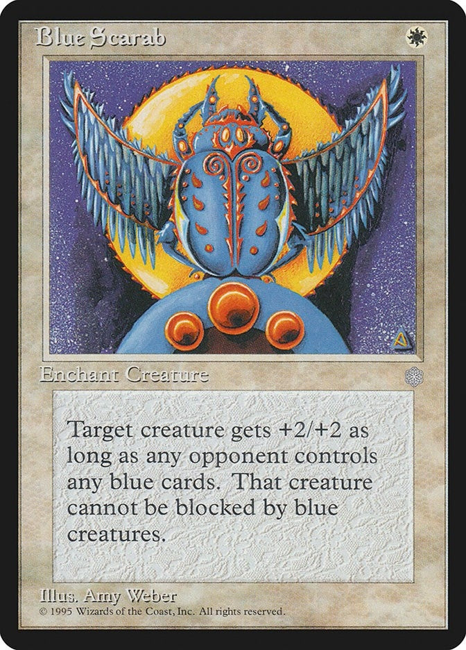 Image for Blue Scarab (Ice Age) - Magic: The Gathering