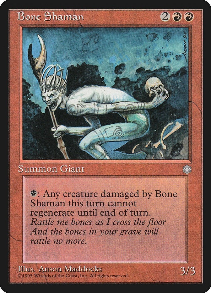 Image for Bone Shaman (Ice Age) - Magic: The Gathering