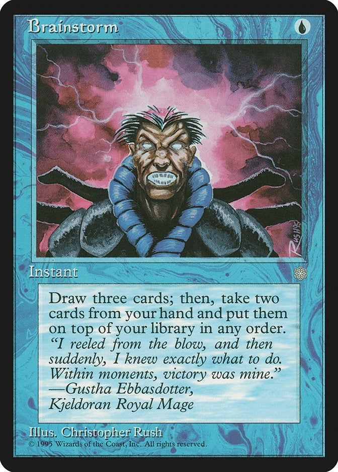 Image for Brainstorm (Ice Age) (61) - Magic: The Gathering
