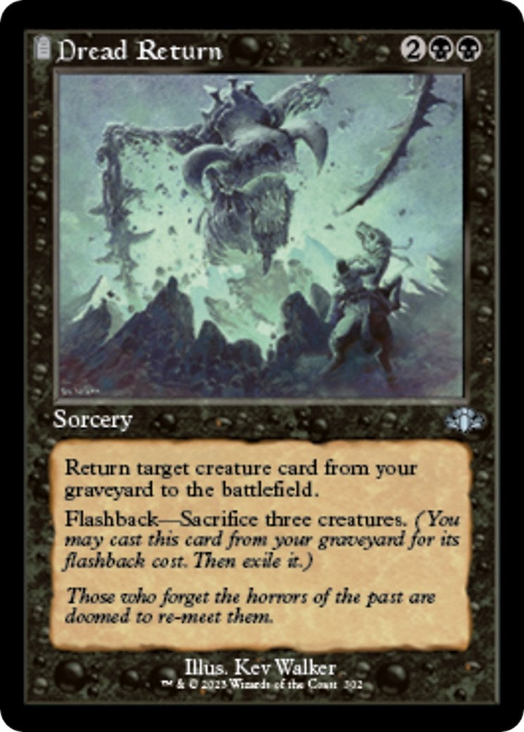 Image for Dread Return (Retro Frame) (Dominaria Remastered) (302) - Magic: The Gathering