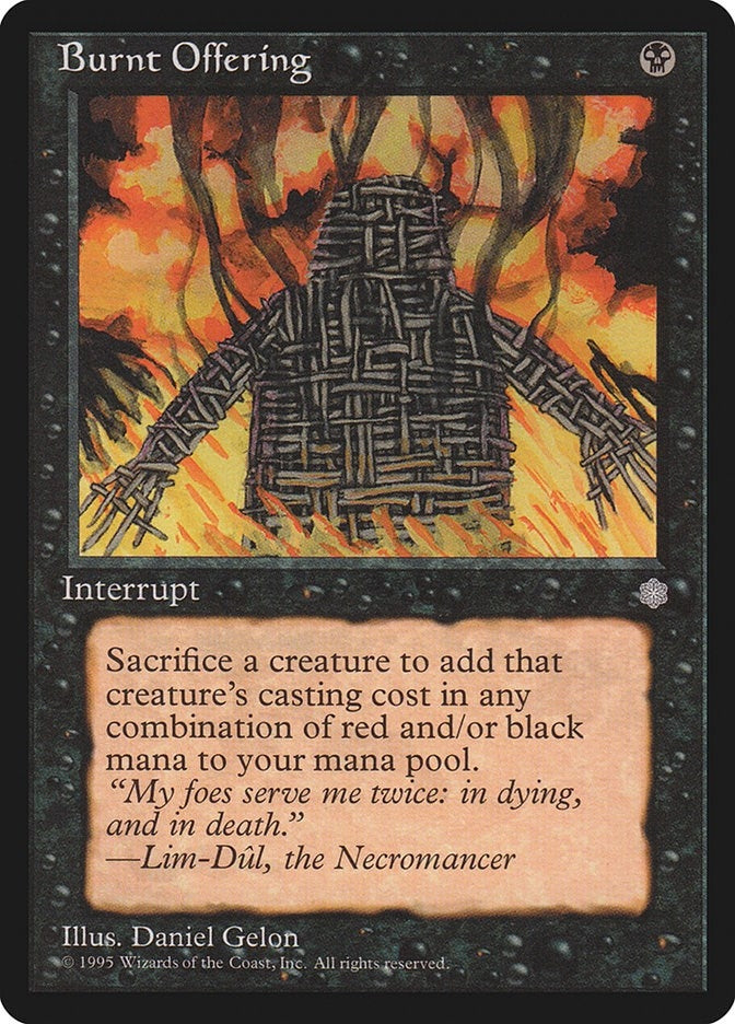 Image for Burnt Offering (Ice Age) - Magic: The Gathering