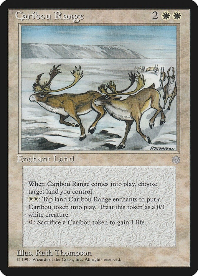Image for Caribou Range (Ice Age) - Magic: The Gathering