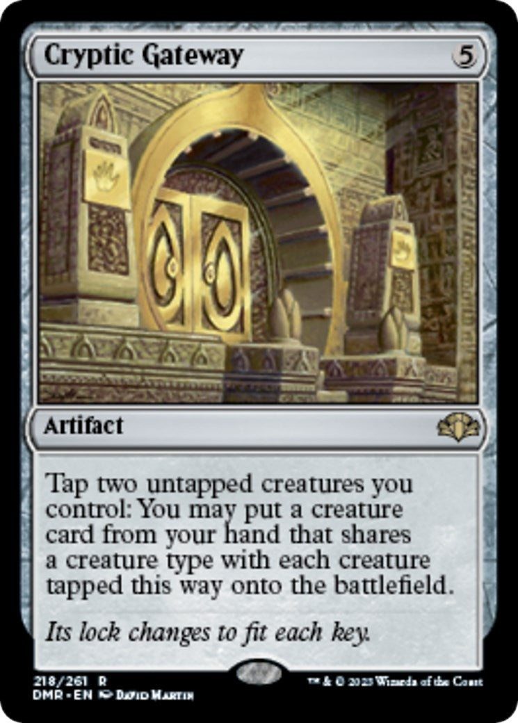 Image for Cryptic Gateway (Dominaria Remastered) (218) - Magic: The Gathering
