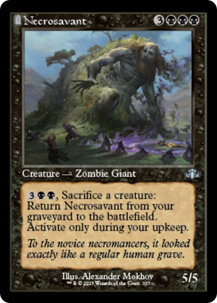 Image for Necrosavant (Retro Frame) (Dominaria Remastered) (307) - Magic: The Gathering