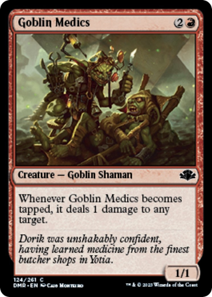 Image for Goblin Medics (Dominaria Remastered) (124) - Magic: The Gathering