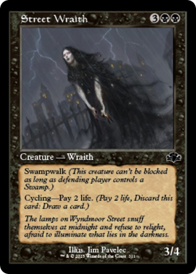 Image for Street Wraith (Retro Frame) (Dominaria Remastered) (311) - Magic: The Gathering