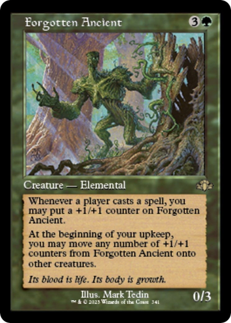 Image for Forgotten Ancient (Retro Frame) (Dominaria Remastered) (341) - Magic: The Gathering