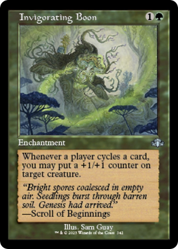 Image for Invigorating Boon (Retro Frame) (Dominaria Remastered) (342) - Magic: The Gathering