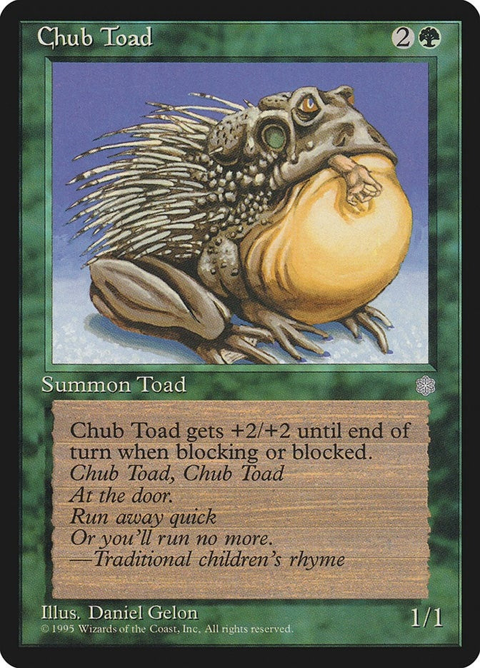 Image for Chub Toad (Ice Age) - Magic: The Gathering