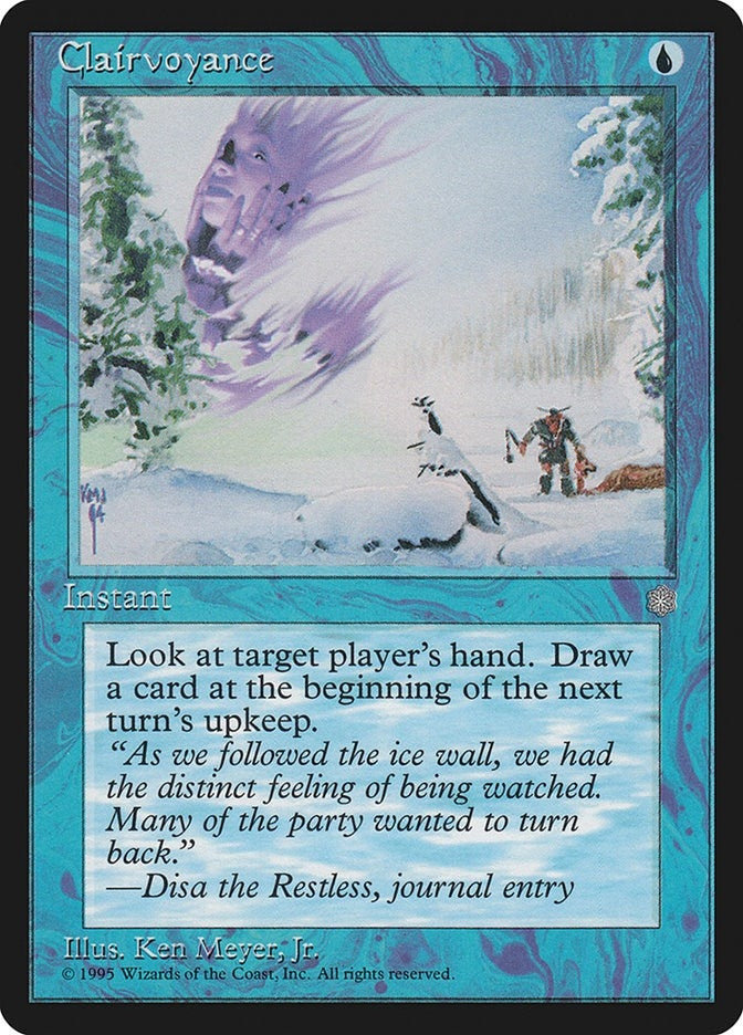 Image for Clairvoyance (Ice Age) - Magic: The Gathering