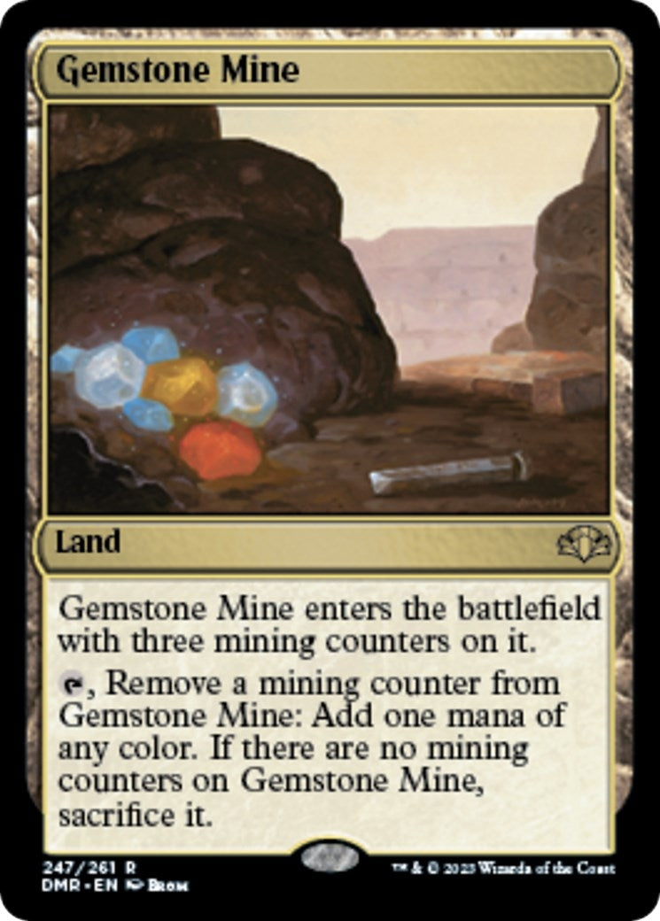 Image for Gemstone Mine (Dominaria Remastered) (247) - Magic: The Gathering