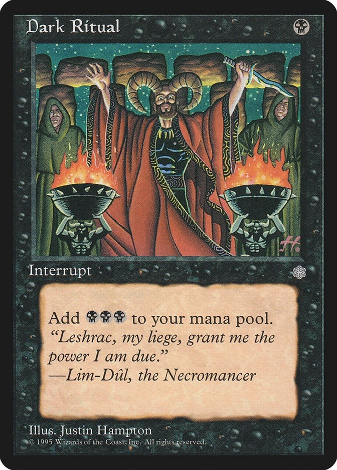 Image for Dark Ritual (Ice Age) (8) - Magic: The Gathering