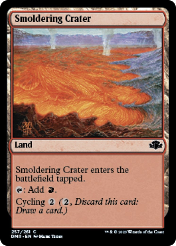 Image for Smoldering Crater (Dominaria Remastered) (257) - Magic: The Gathering