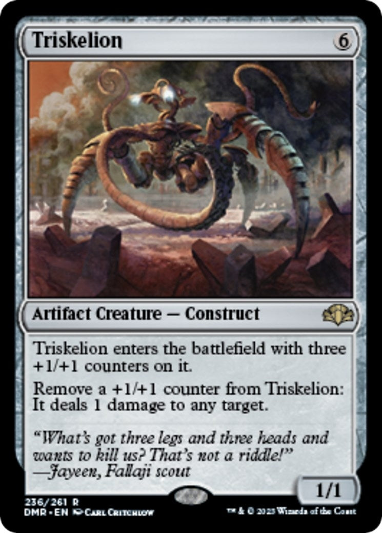Image for Triskelion (Dominaria Remastered) (236) - Magic: The Gathering