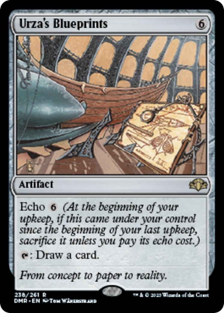 Image for Urza's Blueprints (Dominaria Remastered) (238) - Magic: The Gathering