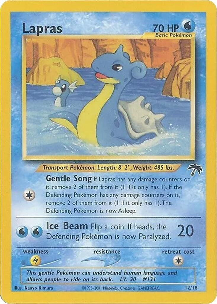 Image for Lapras (Southern Islands) (12/18) - Pokemon