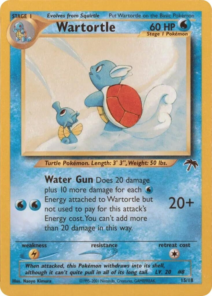Image for Wartortle (Southern Islands) (15/18) - Pokemon