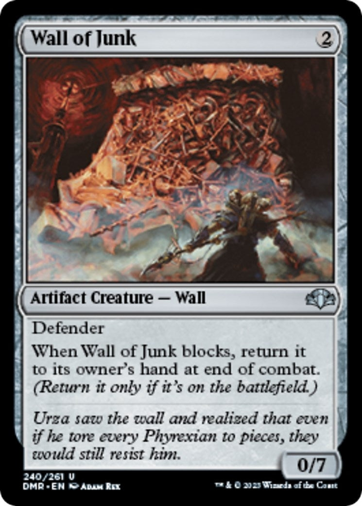 Image for Wall of Junk (Dominaria Remastered) (240) - Magic: The Gathering