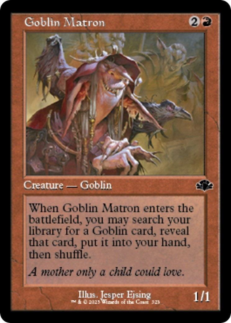 Image for Goblin Matron (Retro Frame) (Dominaria Remastered) (323) - Magic: The Gathering
