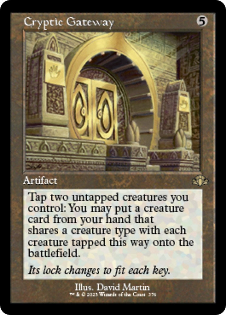 Image for Cryptic Gateway (Retro Frame) (Dominaria Remastered) (376) - Magic: The Gathering