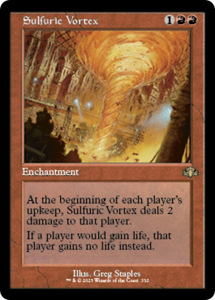 Image for Sulfuric Vortex (Retro Frame) (Dominaria Remastered) (332) - Magic: The Gathering