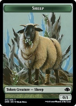 Image for Sheep Token (Dominaria Remastered) (12) - Magic: The Gathering