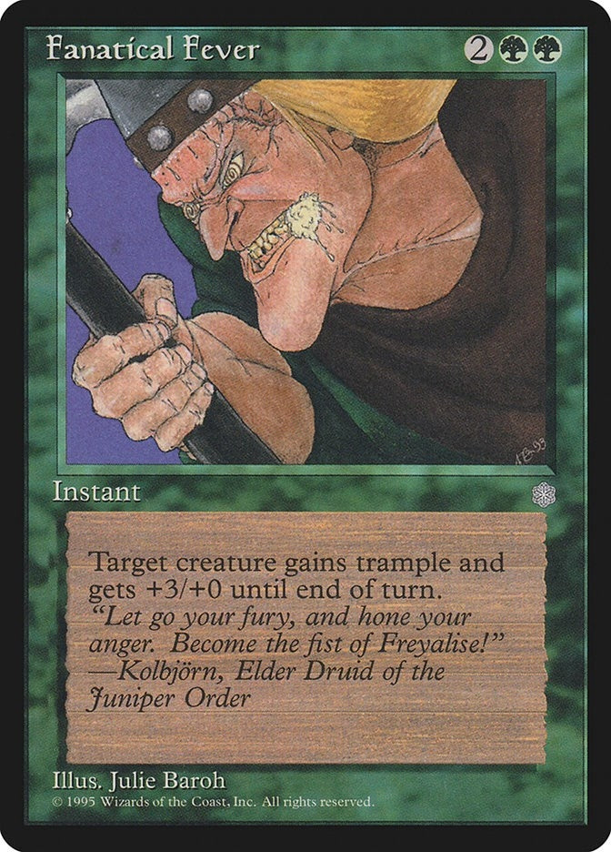 Image for Fanatical Fever (Ice Age) - Magic: The Gathering