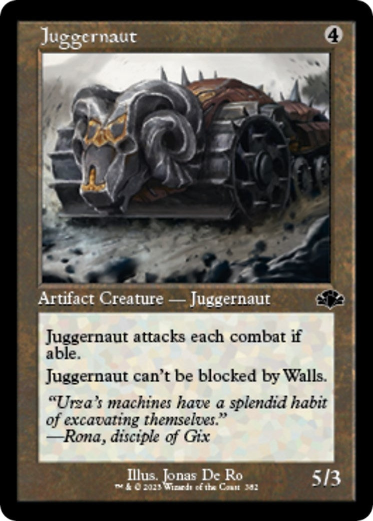 Image for Juggernaut (Retro Frame) (Dominaria Remastered) (382) - Magic: The Gathering