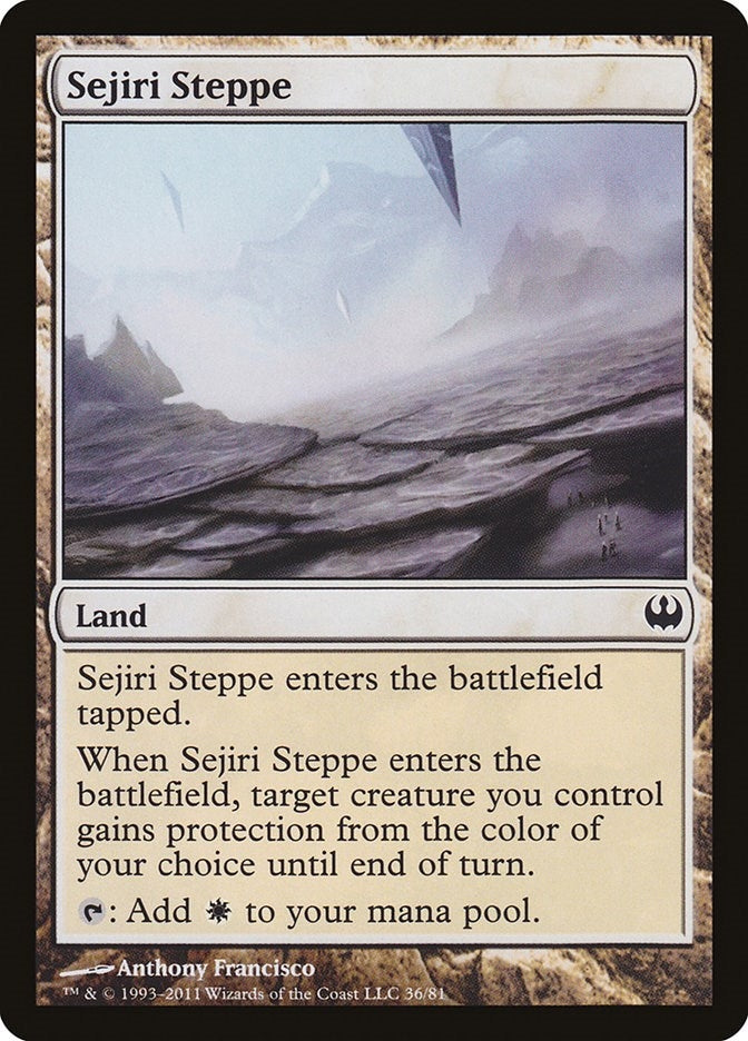 Image for Sejiri Steppe (Duel Decks: Knights vs. Dragons) (36) - Magic: The Gathering