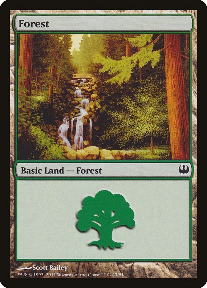 Image for Forest (43) (Duel Decks: Knights vs. Dragons) (43) - Magic: The Gathering