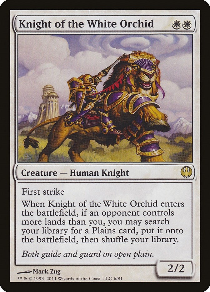 Image for Knight of the White Orchid (Duel Decks: Knights vs. Dragons) (6) - Magic: The Gathering