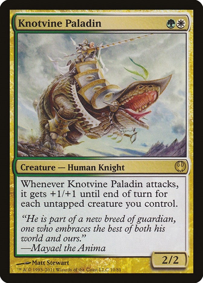 Image for Knotvine Paladin (Duel Decks: Knights vs. Dragons) (10) - Magic: The Gathering