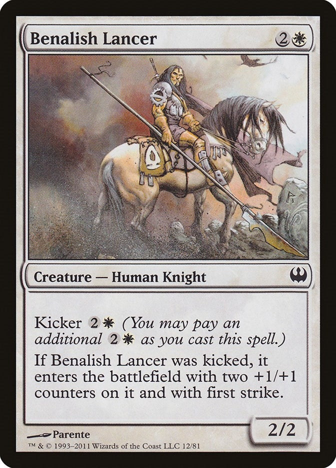 Image for Benalish Lancer (Duel Decks: Knights vs. Dragons) (12) - Magic: The Gathering
