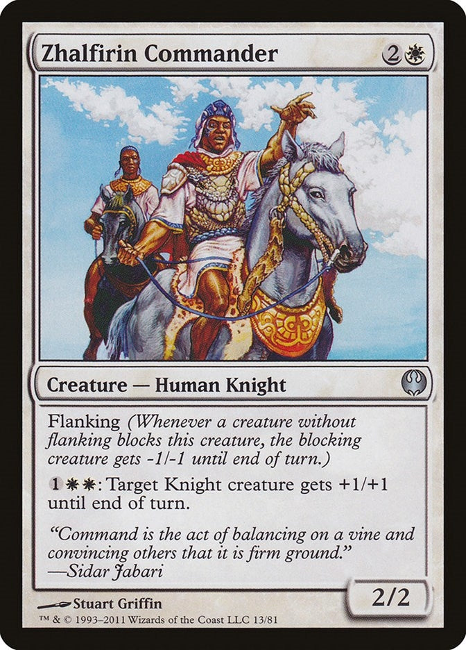 Image for Zhalfirin Commander (Duel Decks: Knights vs. Dragons) (13) - Magic: The Gathering