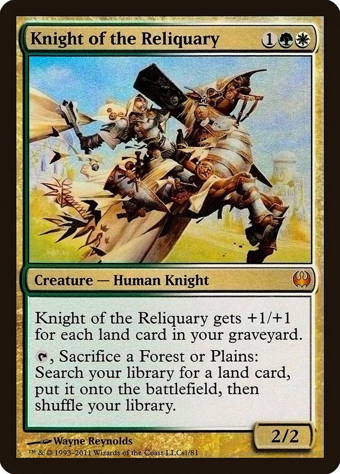 Image for Knight of the Reliquary (Duel Decks: Knights vs. Dragons) (1) - Magic: The Gathering