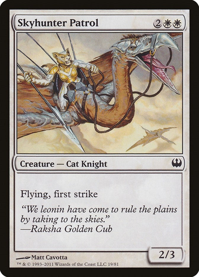 Image for Skyhunter Patrol (Duel Decks: Knights vs. Dragons) (19) - Magic: The Gathering