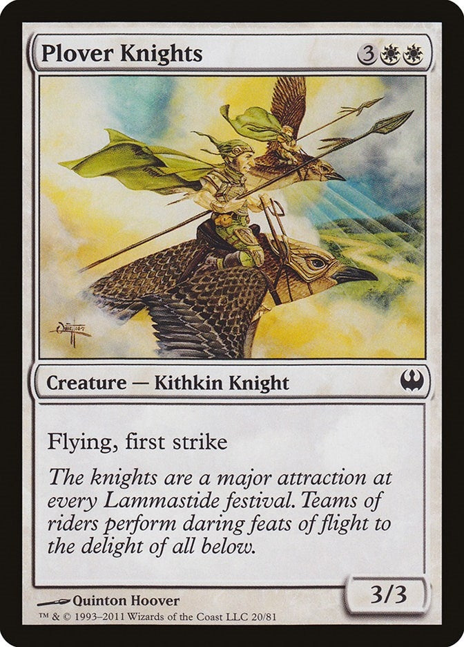 Image for Plover Knights (Duel Decks: Knights vs. Dragons) (20) - Magic: The Gathering