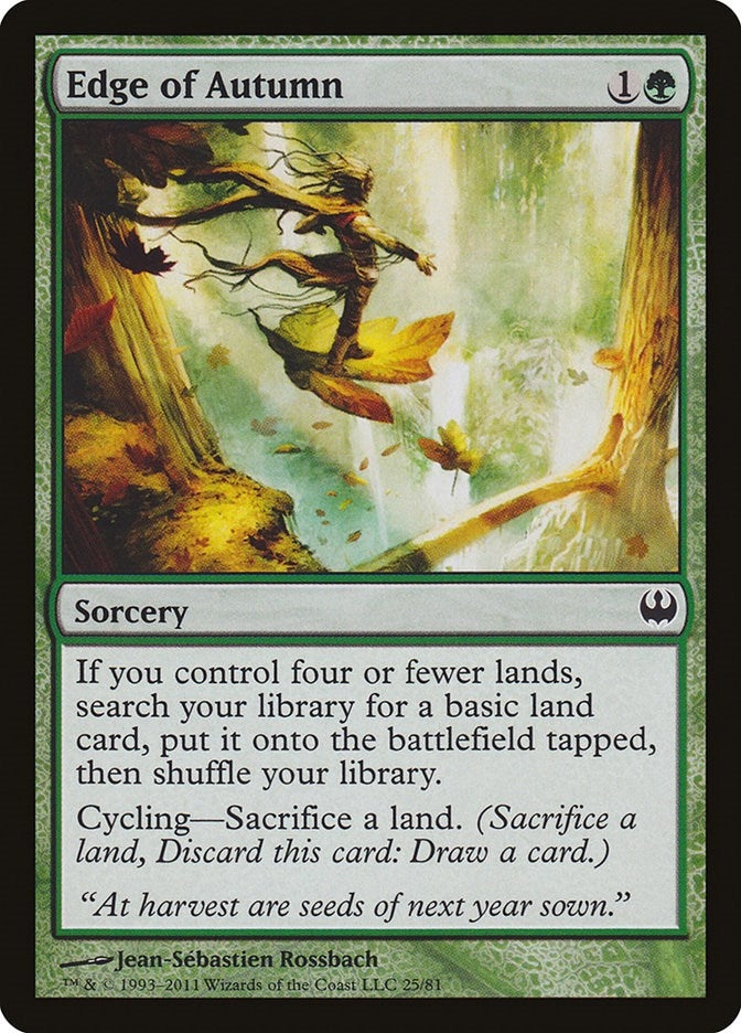 Image for Edge of Autumn (Duel Decks: Knights vs. Dragons) (25) - Magic: The Gathering