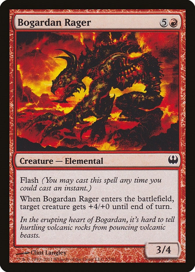 Image for Bogardan Rager (Duel Decks: Knights vs. Dragons) (57) - Magic: The Gathering