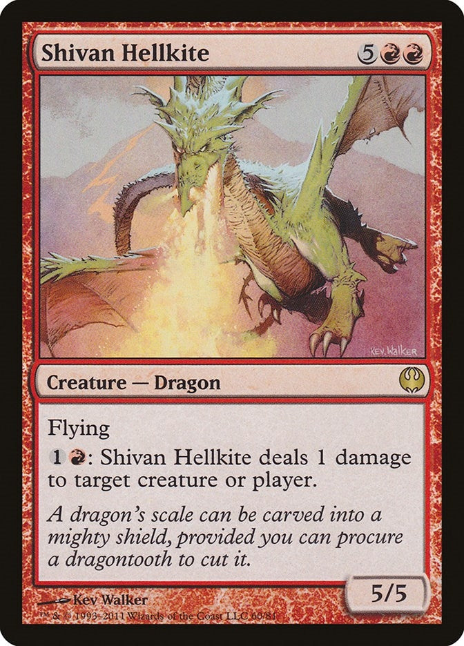 Image for Shivan Hellkite (Duel Decks: Knights vs. Dragons) (60) - Magic: The Gathering