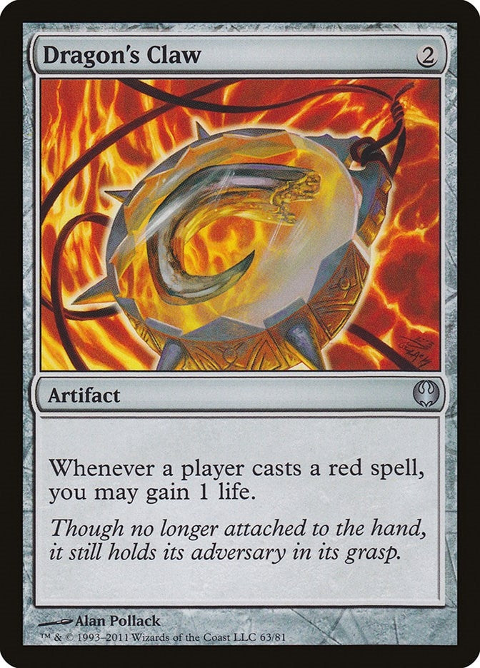 Image for Dragon's Claw (Duel Decks: Knights vs. Dragons) (63) - Magic: The Gathering