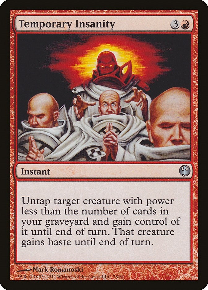 Image for Temporary Insanity (Duel Decks: Knights vs. Dragons) (73) - Magic: The Gathering